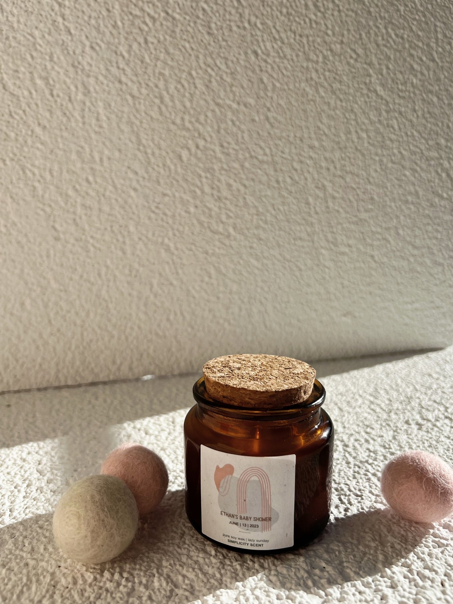 Personalized Baby Shower Favors-Candle Favor-Cute Guest Favors