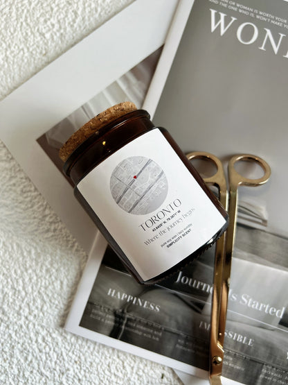 Engagement Gift-Anniversary Gift-Candle Gift-Where We Met