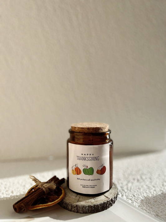 Thanks Giving Gift-Candle Gift-Fall Candle