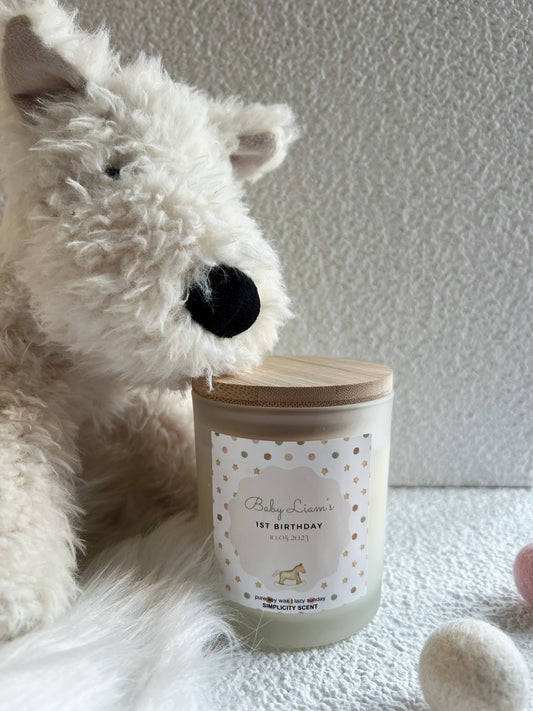 Personalized Birthday Gift-Birthday Candle Gift-Gift For Baby Birthday
