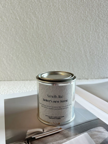 Personalized Housewarming Gift-Candle Gift-Smells Like Your New Home