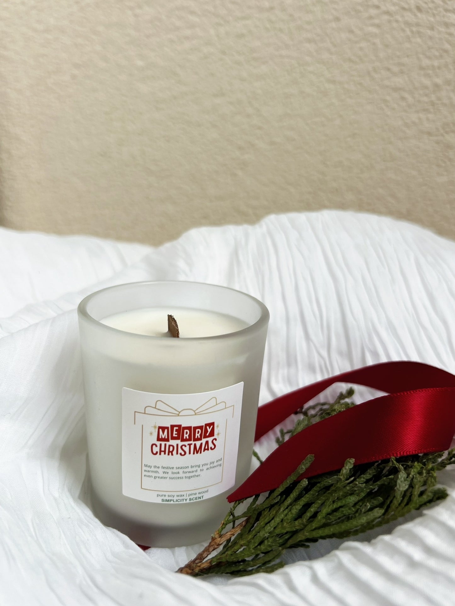Personalized Business Favor - Holiday Favor -Candle Favor