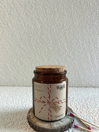 Personalized Christmas Gift-Candle Gift-Personalized Message Candle