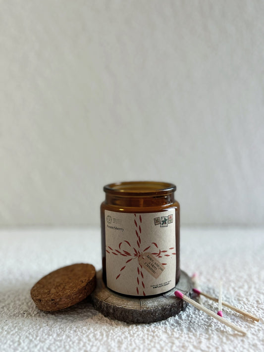 Personalized Christmas Gift-Candle Gift-Personalized Message Candle