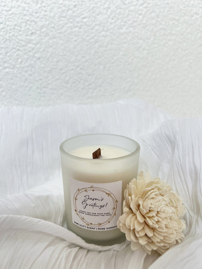 Personalized Thank You Gift To Employee - Candle Favor -Season's Greeting