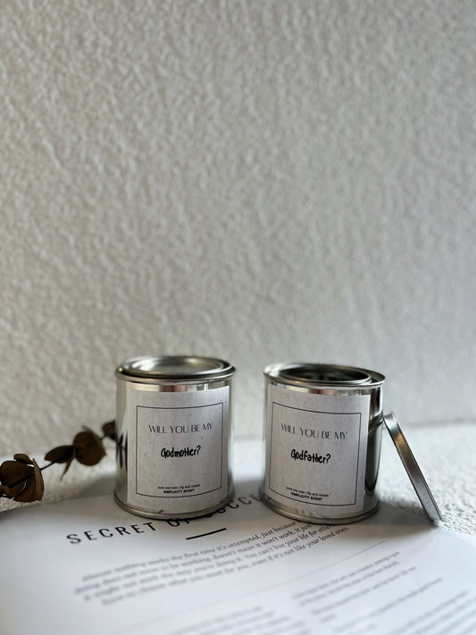 Godmother Proposal-Godfather Proposal-Personalized Candle Gift